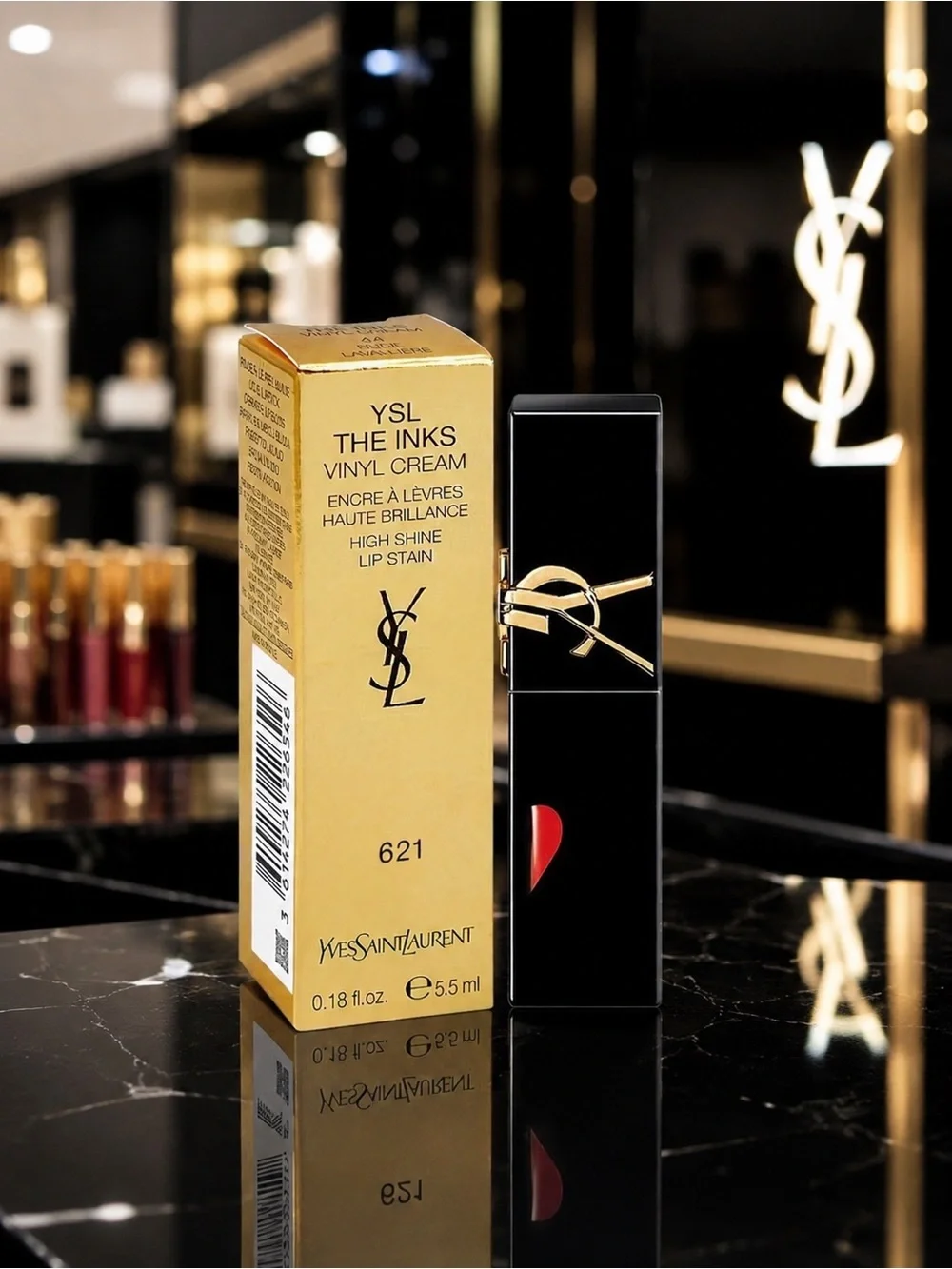 Yves Saint Laurent Vinyl Cream Lip Stain — Red Adoration #621